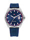 Tommy Hilfiger Carter Uhr Chronograph Batterie mit Blau Kautschukarmband