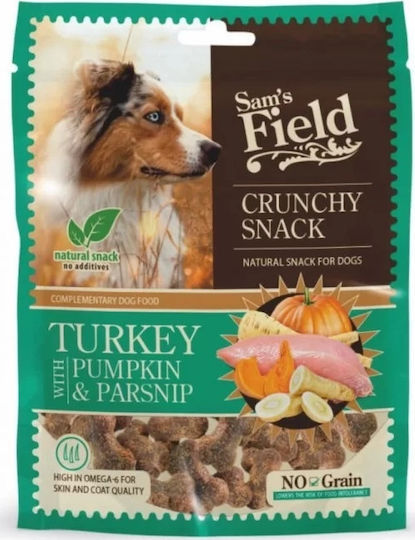 Sam's Field Crunchy Turkey with Pumpkin & Parsnip Λιχουδιά Σκύλου με Γαλοπούλα 200gr