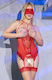 Chilirose Sexy Σετ Εσωρούχων με Δαντέλα Red