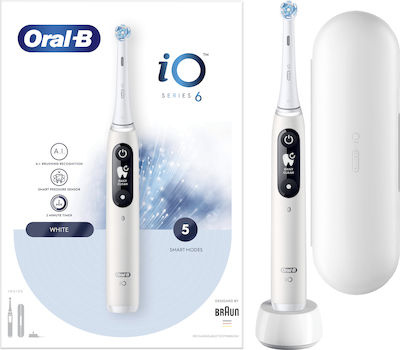 Oral-B iO Series 6 Periuță de dinți electrică cu senzor de presiune și husă de călătorie