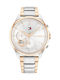 Tommy Hilfiger Quinn Damen Uhr Chronograph mit Metallarmband