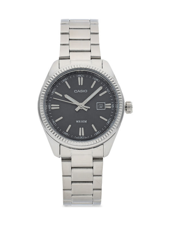 Casio Uhr mit Silber Metallarmband