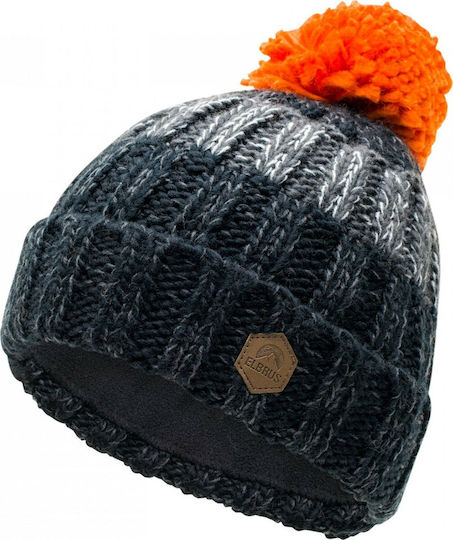 Einar 009 Ribbed Beanie Cap Black
