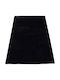 Newplan Puffy Anti-slip Rug Rectangular Shaggy Furry FC9 Black
