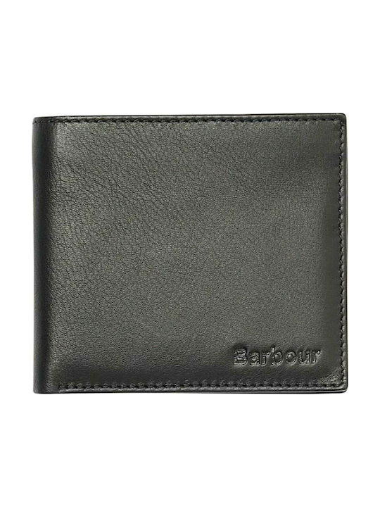 Barbour Men's Leather Wallet Black