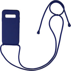 Sonique CarryHang Umschlag Rückseite Silikon 0.5mm Dark Blue (Galaxy S10+)