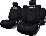 Sparco Velvet Covers Set 4pcs Black