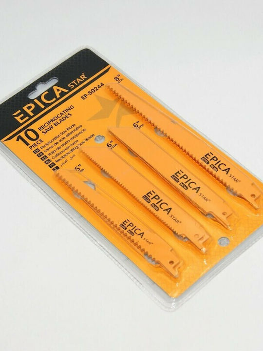 Epica Star EP-50244 Λάμες για Μέταλλο και Ξύλο 10τμχ