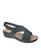 Anatomic Women's Leather Platform Shoes Black