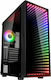 Kolink Void Rift Gaming Midi Tower Κουτί Υπολογιστή με Πλαϊνό Παράθυρο και RGB Φωτισμό Μαύρο