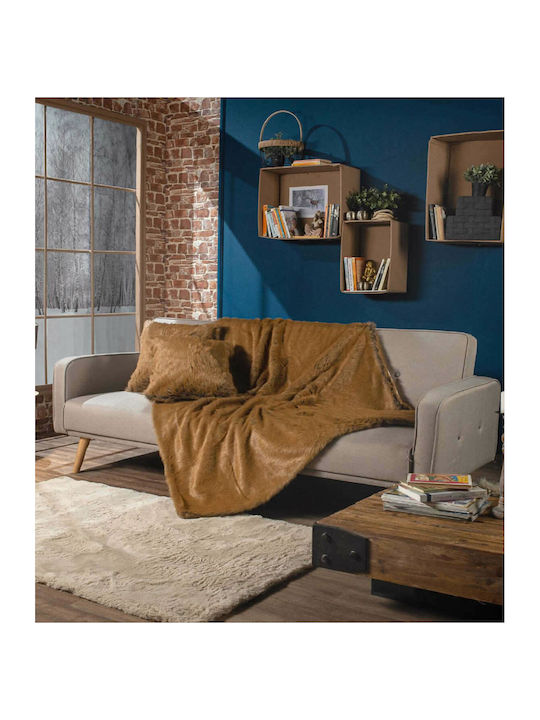 Teoran Pelt Ριχτάρι Πολυθρόνας Γούνινο 130x160ε...