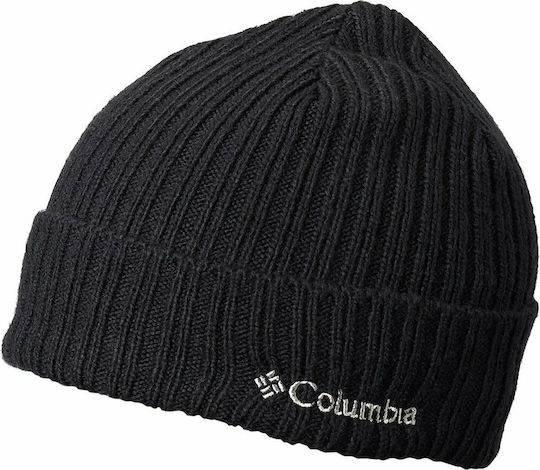 Watch Cap Beanie Unisex Beanie mit Rippstrick in Schwarz Farbe
