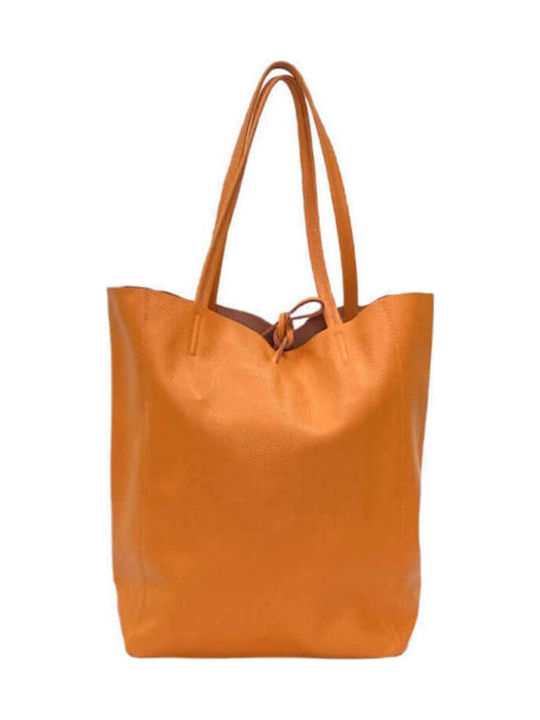 Buy Women's Bag Made of Genuine High Quality Leather in Orange