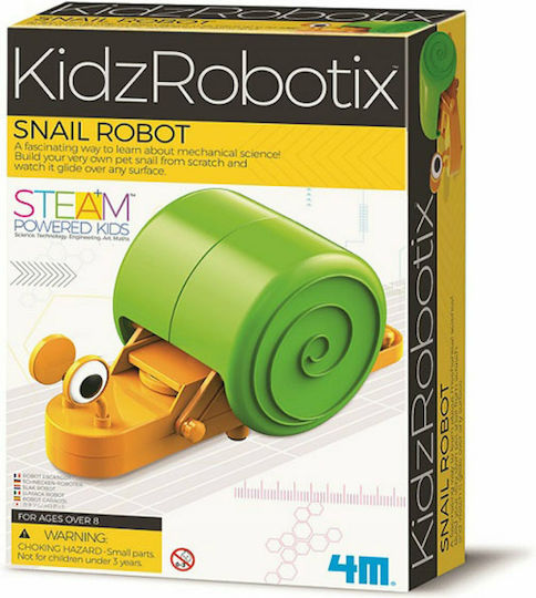 4M Wooden Construction Toy Robot Snail Construction for Children 8+ years old+ Years