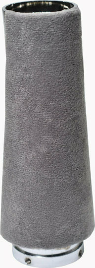 Elegance Car Handbrake Lever Microfiber Gray Handbrake Knob in Gray Color RCN-FX6/FMGR