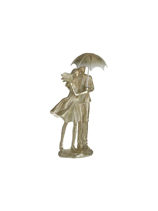 Inart Decorativ Statuetă din Polirășină în Aur 13x8x28cm 1buc