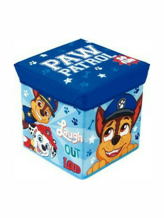 Arditex Kids Foldable Toy Storage Stool Paw Patrol Blue