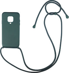 Sonique CarryHang Umschlag Rückseite Silikon 0.5mm Dark Green (Redmi Note 9S / 9 Pro / 9 Pro Max)
