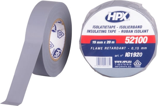 HPX Insulation Tape 19mm x 20m 52100 Gray