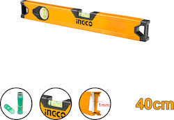 Ingco HSL58040 Spirit Level Aluminum 40cm with 2 Eyes