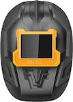 Ingco Welding Helmet with 110x90mm Visual Field with Flip Front Black