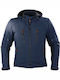 Nordcode Citizen Pro Winter Men's Motorcycle Jacket Softshell Waterproof Blue