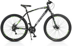 Byox 29" 2020 Μαύρο Mountain Bike με 21 Ταχύτητες και Μηχανικά Δισκόφρενα