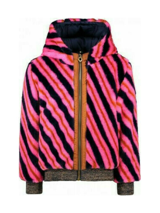 B.Nosy Kids Casual Jacket short Double Sided Hooded Multicolour