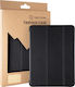 Tactical Tri Fold Flip Cover Piele artificială Negru (Galaxy Tab S7) 2453139