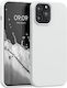 KWmobile Rubberized Back Cover Silicon White (i...