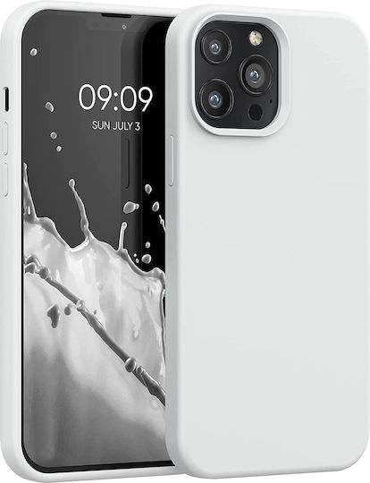 KWmobile Rubberized Back Cover Silicone White (iPhone 13 Pro Max)