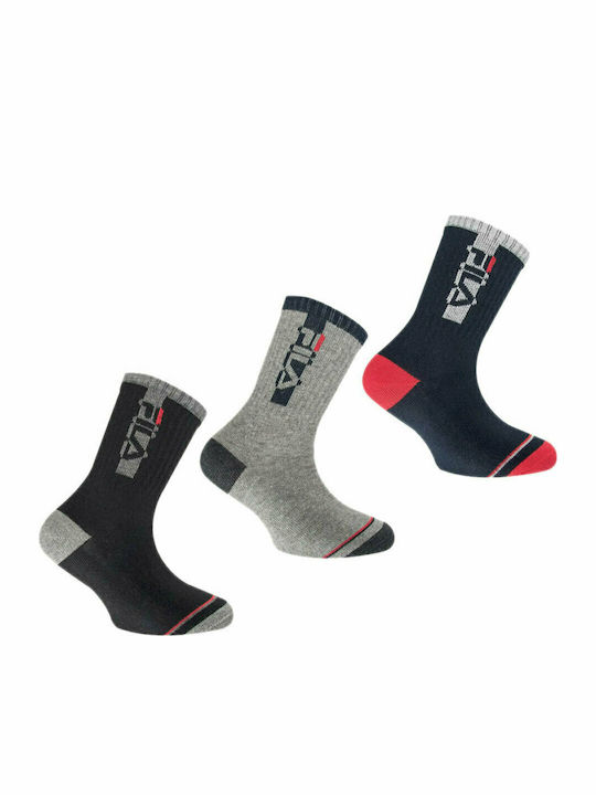 Fila Boys 3 Pack Knee-High Sport Socks Multicolour