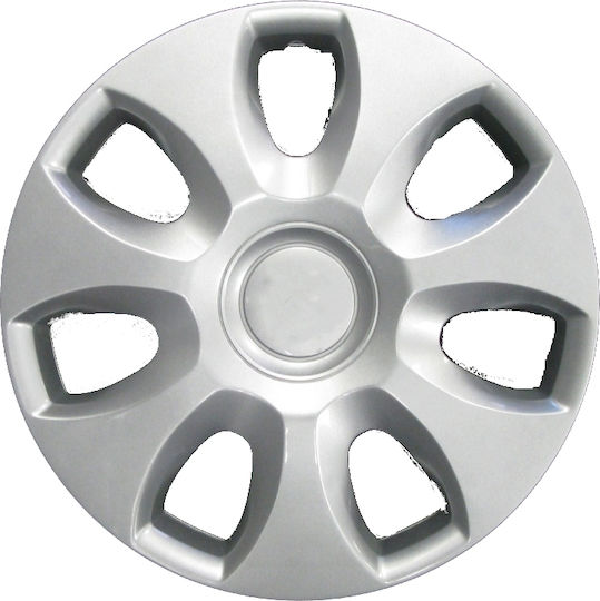 Farad Auto Radkappen Set mit Marke Opel 4Stück 15" Silber