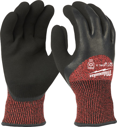 Milwaukee Gloves for Work Black Nitrile for Cutting Protection Level 3 1pcs