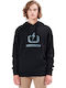 Emerson Herren Sweatshirt mit Kapuze und Taschen Schwarz