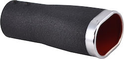 Nuova Meyster Amortizor de eșapament Negru Oval 50-60mm