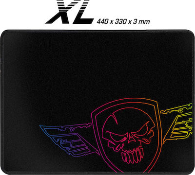 Spirit of Gamer Large Gaming Mouse Pad Black 440mm Darkskull