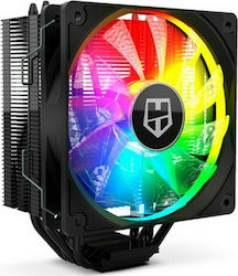 NOX H-224 Ψύκτρα Επεξεργαστή για Socket AM4/AM5/1200/115x με RGB Φωτισμό