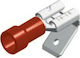 CHS mit Isolierung 0.8-6.35 PB1-6.4V/8 Rot (PB1-6.4V/8) in einem Set von 100Stück