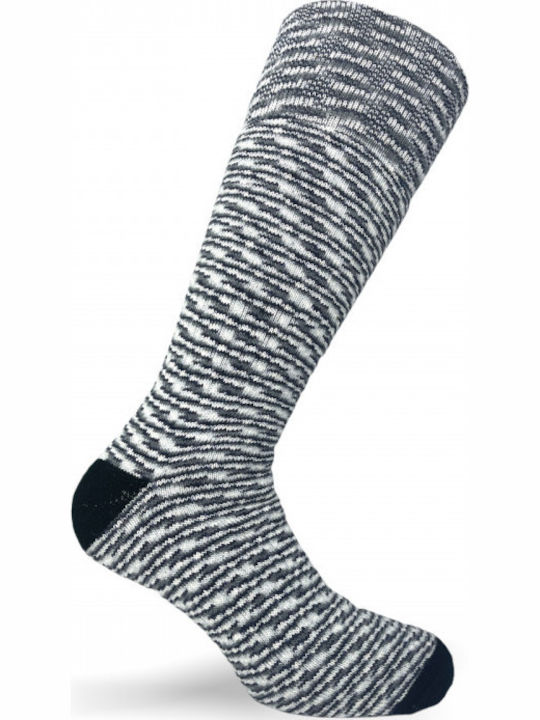 Tzelatis 618 Ανδρικές Κάλτσες με Σχέδια Γκρι