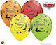 Set of 5 Balloons Latex Multicolour Disney Cars Mater 28cm