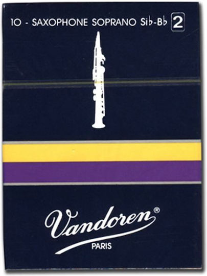 Vandoren Anciu Pentru Saxofon Soprano Nr 2 1 Bucată Ancii Pentru Instrumente De Suflat