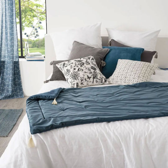 Atmosphera Sonia Hotel Bed Runner Single M180xP180cm Blue
