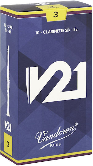Vandoren Bb Clarinet V21 Ancii Pentru Instrumente De Suflat Tărie 3 Calami Pentru Clarinet