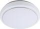 Spot Light Πλαφονιέρα Οροφής 26εκ. Λευκή με Ενσωματωμένο LED