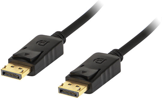 Blow Cable DisplayPort male - DisplayPort male 1.8m Μαύρο (DM-024)