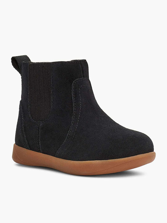 Ugg Australia Παιδικά Μποτάκια με Φερμουάρ Μαύρα