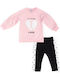 Kids' Set with Leggings Winter 2pcs Pink