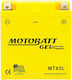 MotoBatt GEL Motorradbatterie 85A mit Gewicht 5Ah