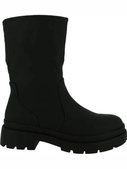 IQ Shoes 37AB Γυναικεία Μποτάκια Μαύρα